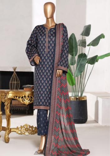 WC 2535 Cotton Printed Suit